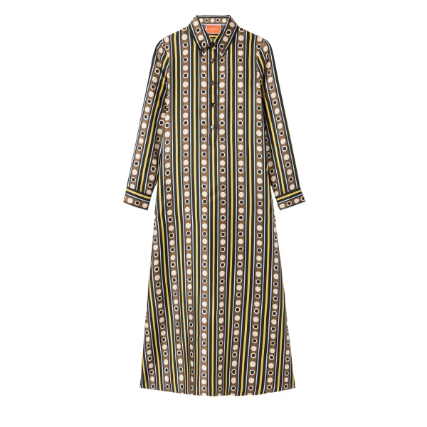 La DoubleJ Chemise Swing Dress in Sanctuary Brown - Dresses - Milanese Maximalist Fashion at Luxury Shoes 