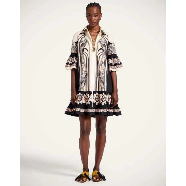 La DoubleJ Choux Dress in Ambrosia Placée Pale Pink - Dresses - Milanese Maximalist Fashion at Luxury Shoes 