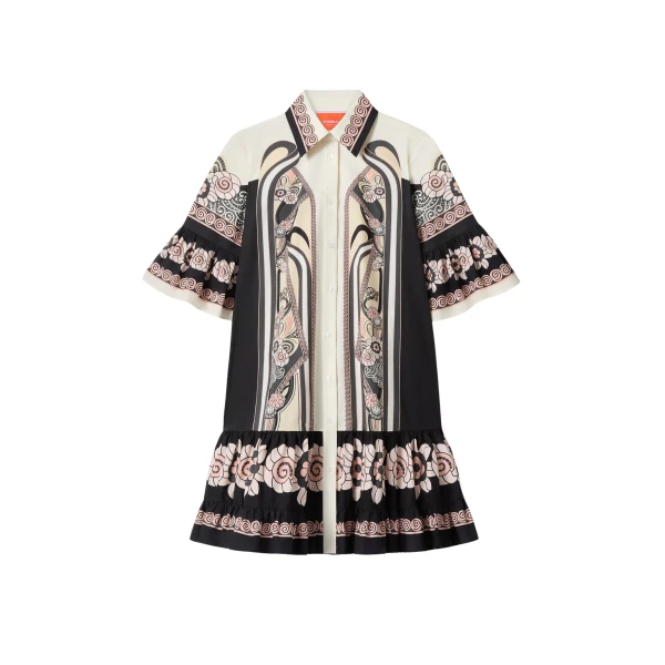 La DoubleJ Choux Dress in Ambrosia Placée Pale Pink - Dresses - Milanese Maximalist Fashion at Luxury Shoes 