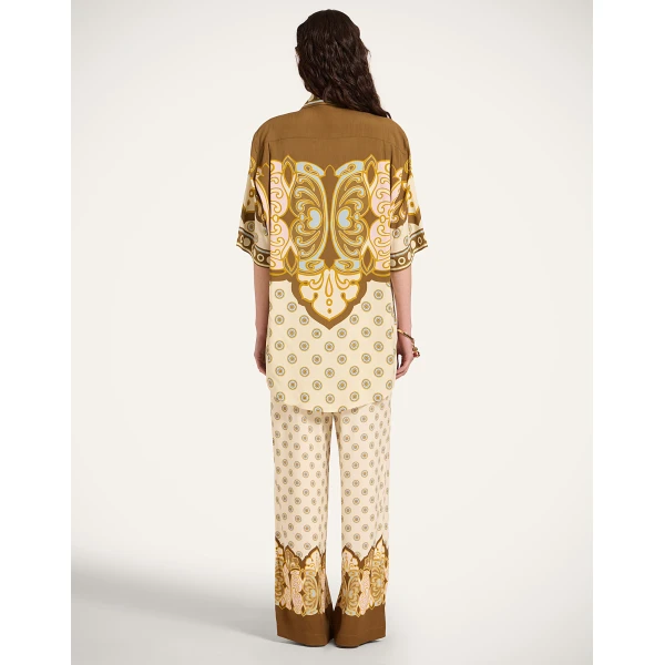 La DoubleJ Club Pants in Cocoon Placée Brown - Pants - Milanese Maximalist Fashion at Luxury Shoes 