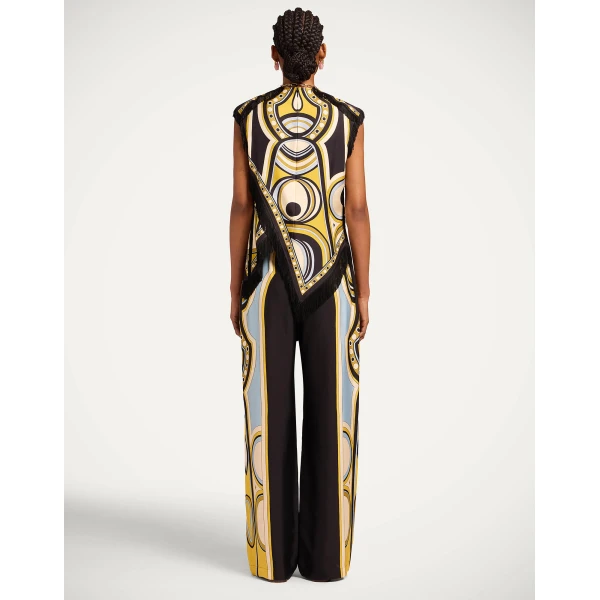 La DoubleJ Club Pants in Sanctuary Placée Black - Pants - Milanese Maximalist Fashion at Luxury Shoes 
