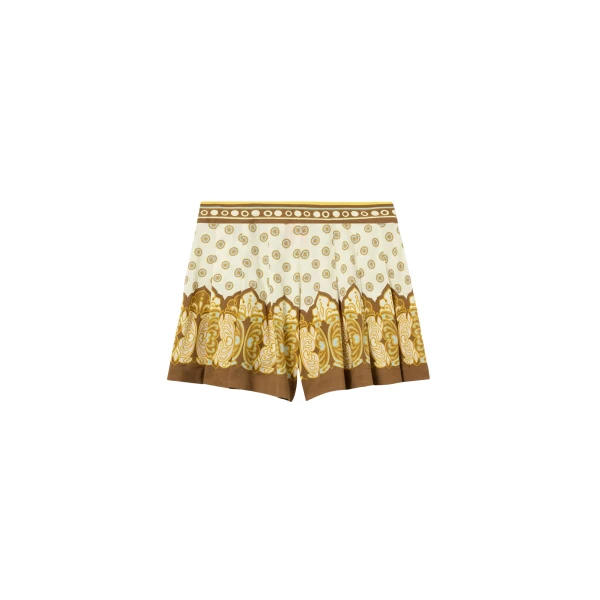 La DoubleJ Club Skort in Cocoon Placée Brown - Shorts - Milanese Maximalist Fashion at Luxury Shoes 