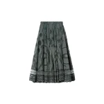 La DoubleJ Duchess Skirt in Solid Emerald - Skirts - Milanese Maximalist Fashion at Luxury Shoes 