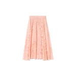 La DoubleJ Duchess Skirt in Solid Pale Pink - Skirts - Milanese Maximalist Fashion at Luxury Shoes 