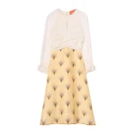 La DoubleJ En Pointe Dress in Florette Yellow - Dresses - Milanese Maximalist Fashion at Luxury Shoes 