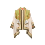 La DoubleJ Foulard Shirt in Ambrosia Placée Ivory - Tops - Milanese Maximalist Fashion at Luxury Shoes 