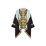 La DoubleJ Foulard Shirt in Sanctuary Placée Light Blue - Tops - Milanese Maximalist Fashion at Luxury Shoes 