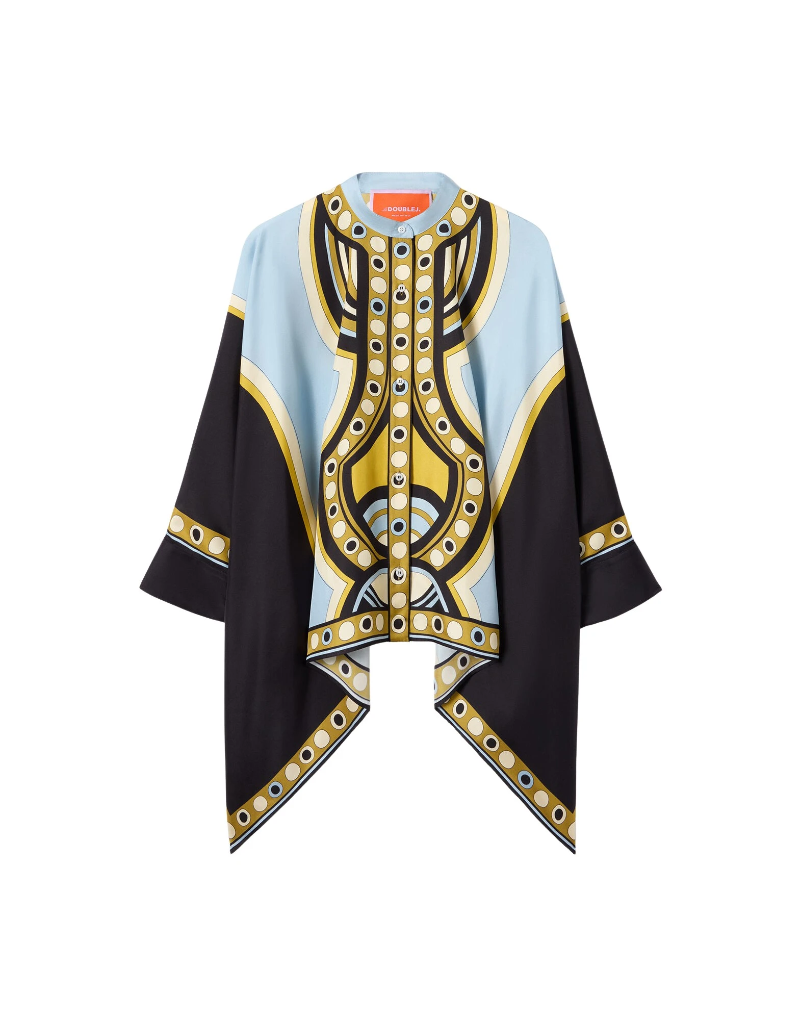 La-DoubleJ-Foulard-Shirt-in-Sanctuary-Placee-Light-Blue25604_nobg La DoubleJ Foulard Shirt in Sanctuary Placée Light Blue - Tops - Milanese Maximalist Fashion at Luxury Shoes