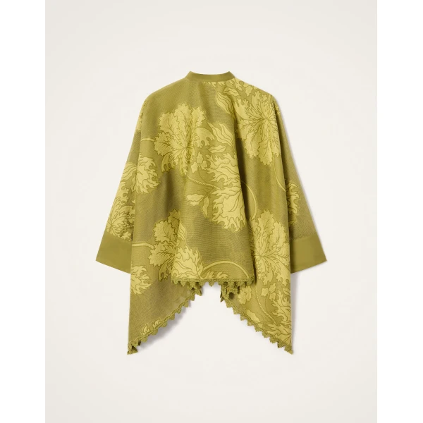 La DoubleJ Foulard Shirt in Solid Green - Tops - Milanese Maximalist Fashion at Luxury Shoes 