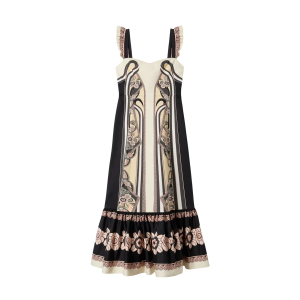 La DoubleJ Gingerbread Dress in Ambrosia Placée Pale Pink - Dresses - Milanese Maximalist Fashion at Luxury Shoes 