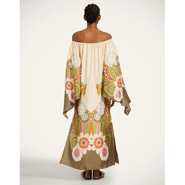 La DoubleJ Goddess Dress in Ambrosia Placée Ivory - Dresses - Milanese Maximalist Fashion at Luxury Shoes 