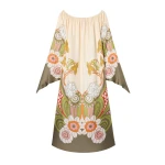 La DoubleJ Goddess Dress in Ambrosia Placée Ivory - Dresses - Milanese Maximalist Fashion at Luxury Shoes 