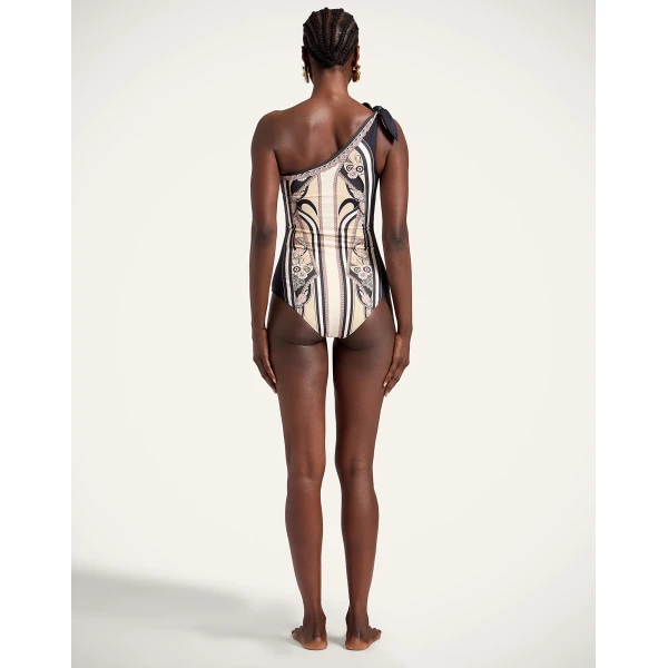 La DoubleJ Goddess Suit in Ambrosia Placée Pale Pink - Beachwear - Milanese Maximalist Fashion at Luxury Shoes 