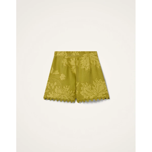 La DoubleJ Good Butt Shorts in Solid Green - Shorts - Milanese Maximalist Fashion at Luxury Shoes 