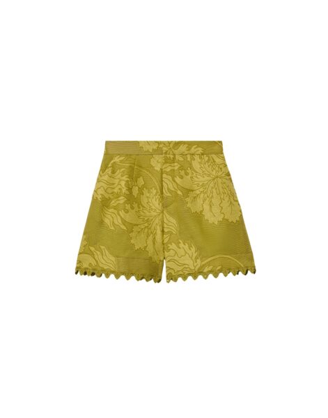 La DoubleJ Good Butt Shorts in Solid Green - Shorts - Milanese Maximalist Fashion at Luxury Shoes 