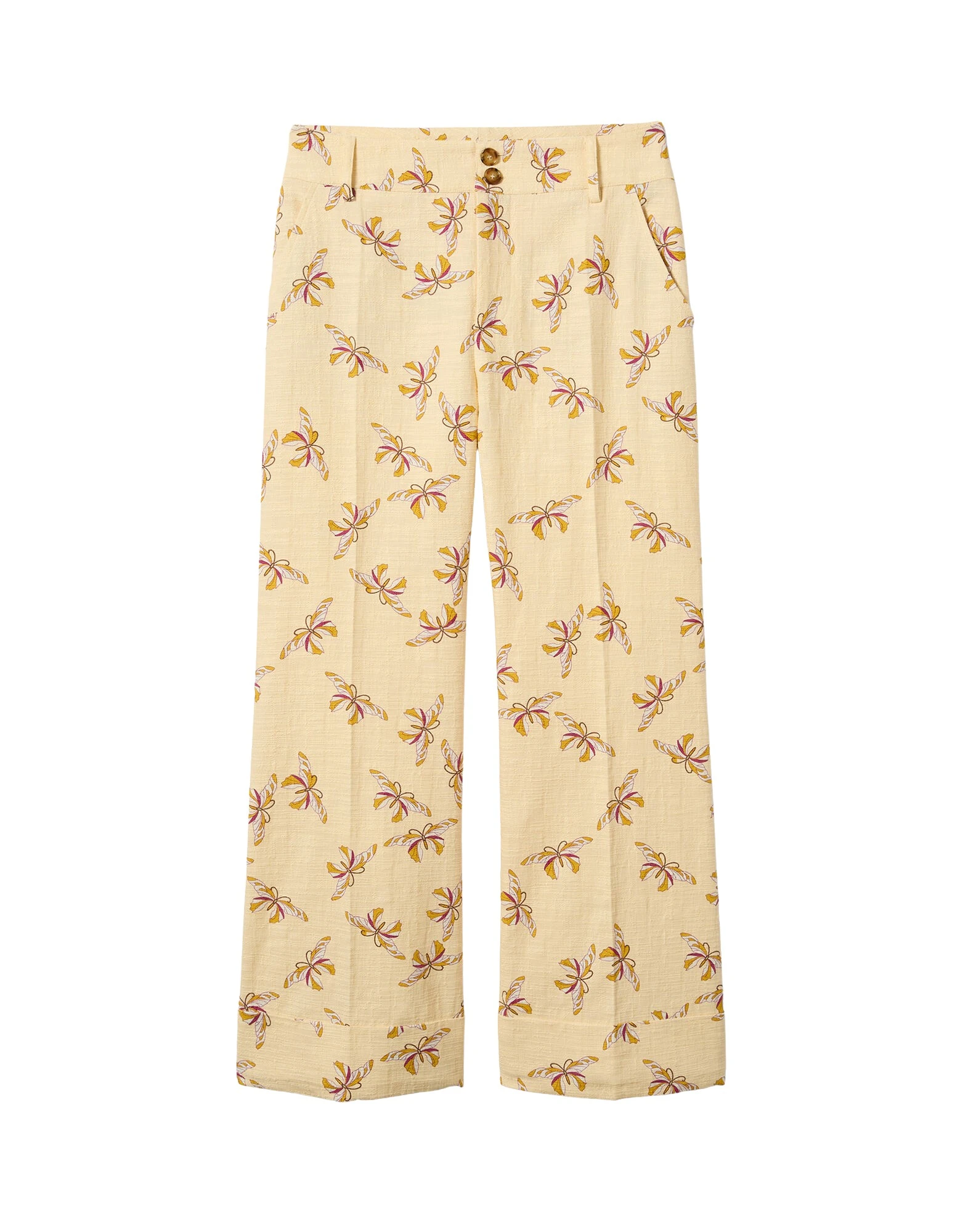 La-DoubleJ-Hendrix-Pants-in-Farfalla-Buttercream68911_nobg La DoubleJ Hendrix Pants in Farfalla Buttercream - Pants - Milanese Maximalist Fashion at Luxury Shoes