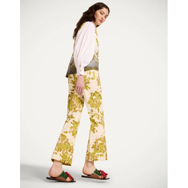 La DoubleJ Hendrix Pants in Oasis Green - Pants - Milanese Maximalist Fashion at Luxury Shoes 