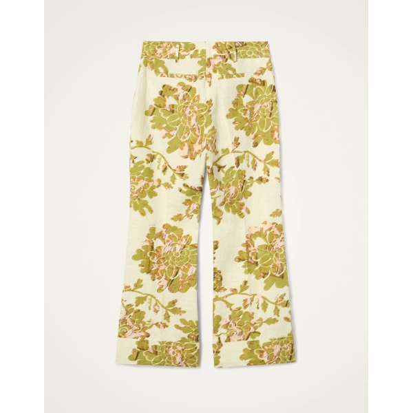 La DoubleJ Hendrix Pants in Oasis Green - Pants - Milanese Maximalist Fashion at Luxury Shoes 