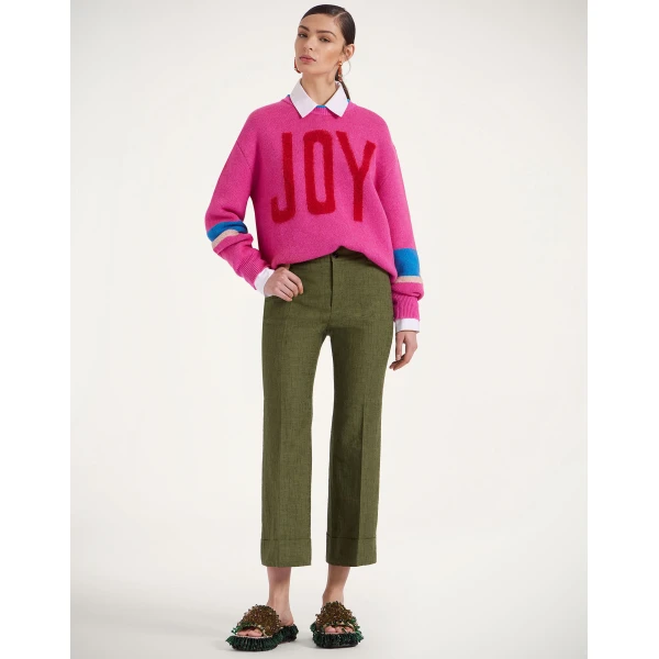 La DoubleJ Hendrix Pants in Solid Camouflage - Pants - Milanese Maximalist Fashion at Luxury Shoes 