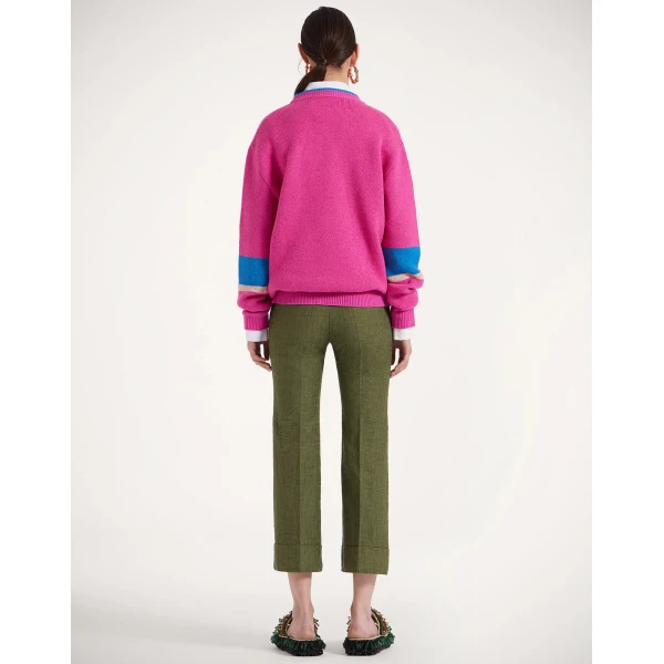 La DoubleJ Hendrix Pants in Solid Camouflage - Pants - Milanese Maximalist Fashion at Luxury Shoes 