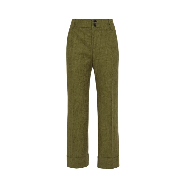 La DoubleJ Hendrix Pants in Solid Camouflage - Pants - Milanese Maximalist Fashion at Luxury Shoes 