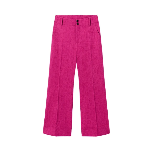 La DoubleJ Hendrix Pants in Solid Pink - Pants - Milanese Maximalist Fashion at Luxury Shoes 