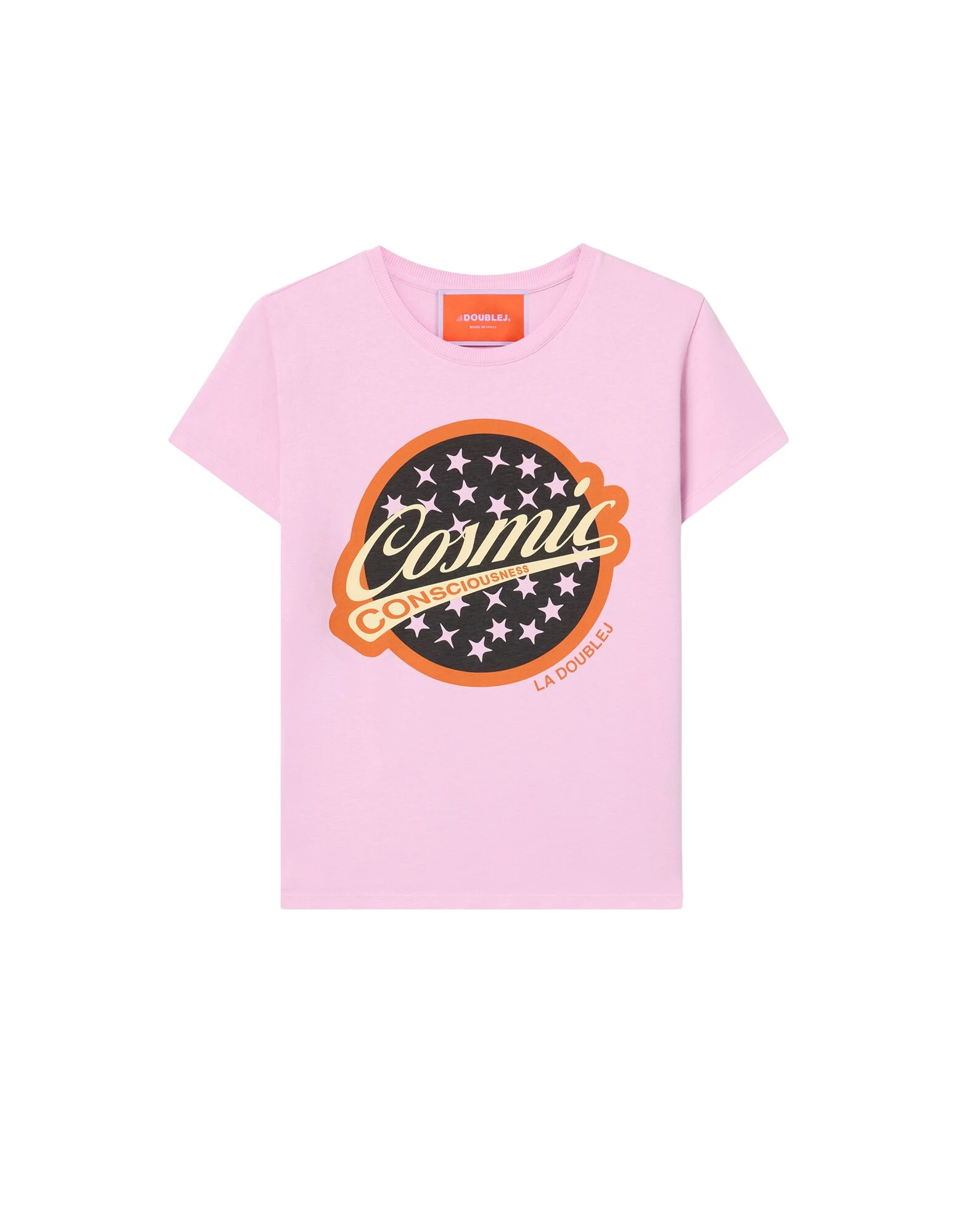 La-DoubleJ-High-Tee-Shirt-in-Solid-Lilac26062_nobg La DoubleJ High Tee Shirt in Solid Lilac - Tops - Milanese Maximalist Fashion at Luxury Shoes