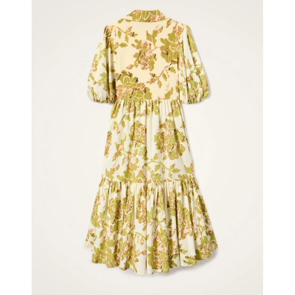 La DoubleJ Ischia Dress in Oasis Green - Dresses - Milanese Maximalist Fashion at Luxury Shoes 