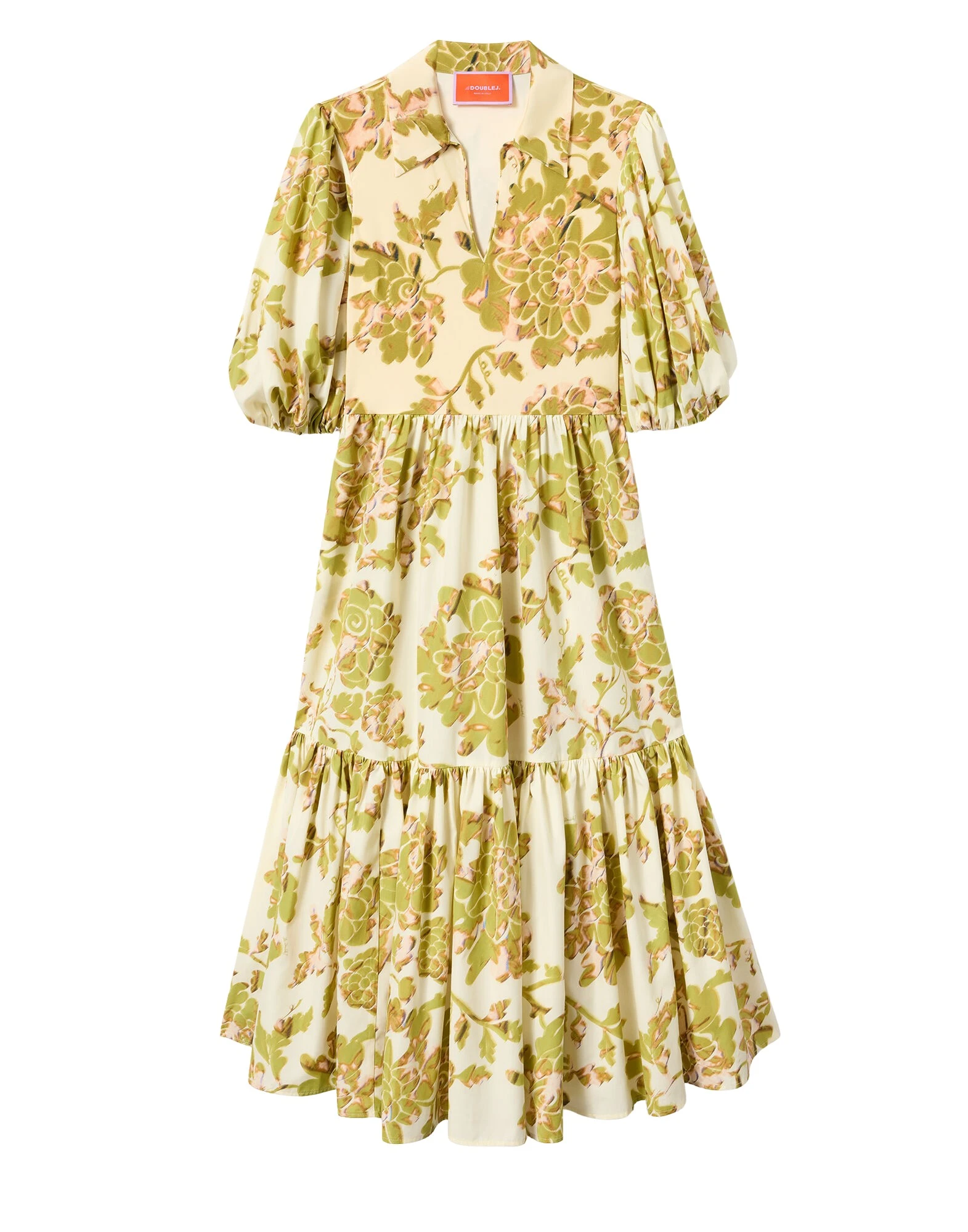 La-DoubleJ-Ischia-Dress-in-Oasis-Green59028_nobg La DoubleJ Ischia Dress in Oasis Green - Dresses - Milanese Maximalist Fashion at Luxury Shoes