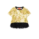 La DoubleJ La Scala Tee in Oasis Green - Tops - Milanese Maximalist Fashion at Luxury Shoes 
