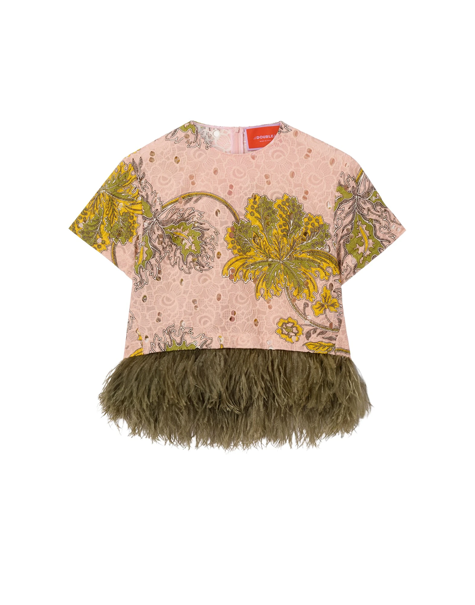 La-DoubleJ-La-Scala-Tee-in-Swathe-Pink19972_nobg La DoubleJ La Scala Tee in Swathe Pink - Tops - Milanese Maximalist Fashion at Luxury Shoes