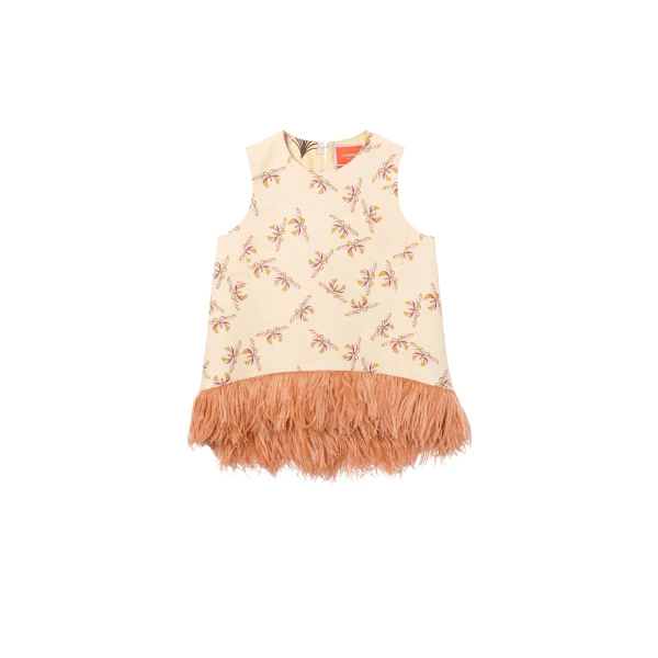 La DoubleJ La Scala Top in Farfalla Buttercream - Tops - Milanese Maximalist Fashion at Luxury Shoes 