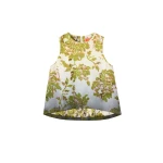 La DoubleJ La Scala Top in Oasis Ombré Placée Green & Black - Tops - Milanese Maximalist Fashion at Luxury Shoes 