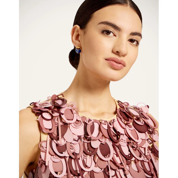 La DoubleJ La Scala Top in Solid Light Beige - Tops - Milanese Maximalist Fashion at Luxury Shoes 