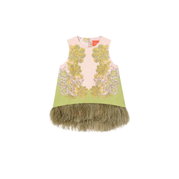 La DoubleJ La Scala Top in Swathe Pink - Tops - Milanese Maximalist Fashion at Luxury Shoes 