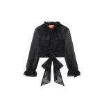 La-DoubleJ-Lacey-En-Pointe-Top-in-Solid-Black20400_nobg La DoubleJ Lacey En Pointe Top in Solid Black - Tops - Milanese Maximalist Fashion at Luxury Shoes