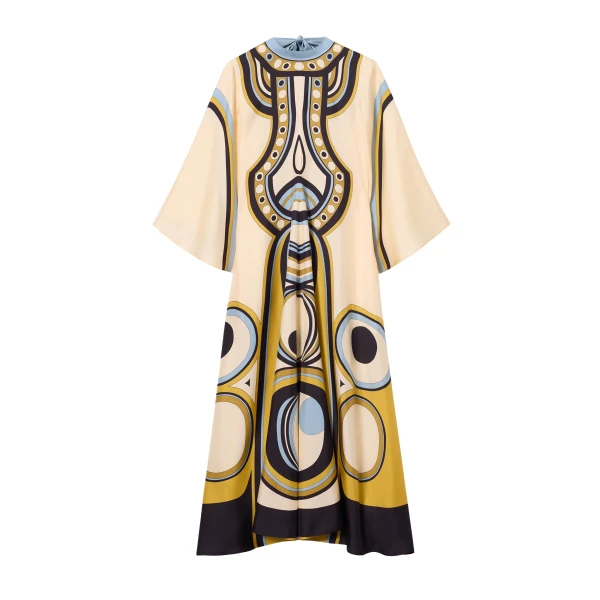 La DoubleJ Magnifico Dress in Sanctuary Placée Ivory - Dresses - Milanese Maximalist Fashion at Luxury Shoes 