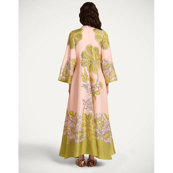 La DoubleJ Magnifico Dress in Swathe Placée Pink - Dresses - Milanese Maximalist Fashion at Luxury Shoes 