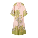 La DoubleJ Magnifico Dress in Swathe Placée Pink - Dresses - Milanese Maximalist Fashion at Luxury Shoes 