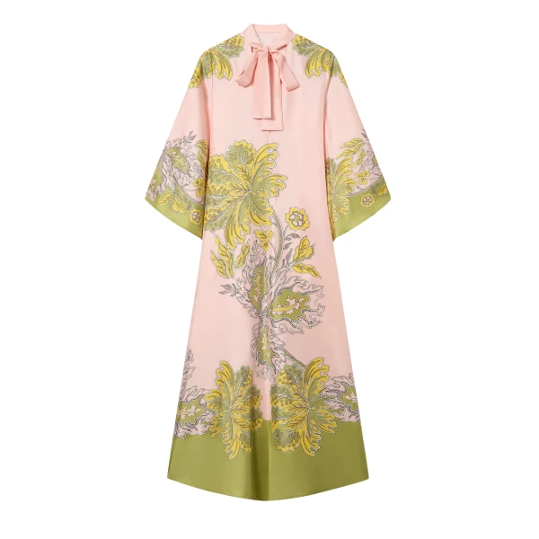 La DoubleJ Magnifico Dress in Swathe Placée Pink - Dresses - Milanese Maximalist Fashion at Luxury Shoes 