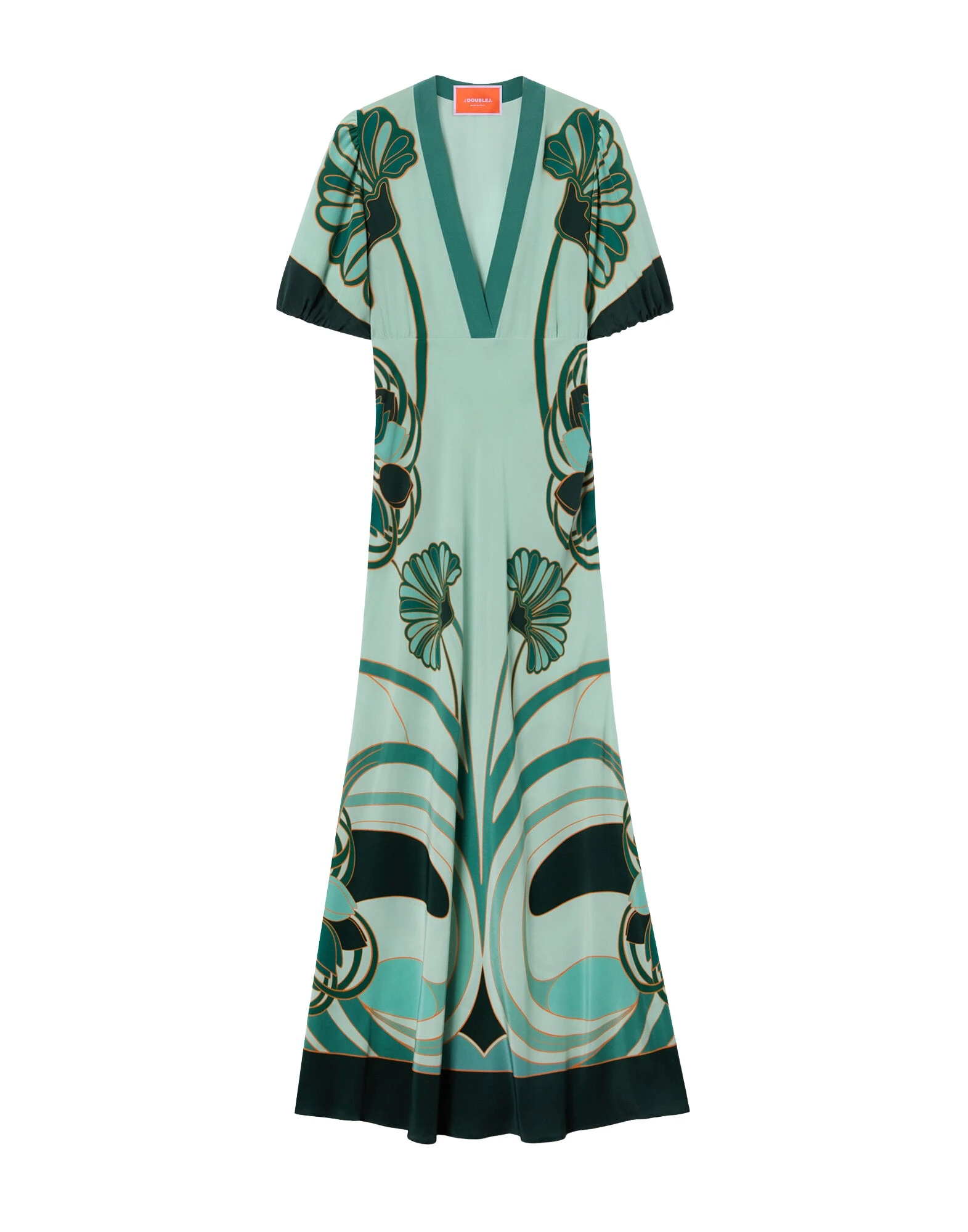 La-DoubleJ-Marlene-Dress-in-Blooming-Tulip-Placee-Mint38842_nobg La DoubleJ Marlene Dress in Blooming Tulip Placée Mint - Dresses - Milanese Maximalist Fashion at Luxury Shoes