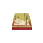 La DoubleJ Mini Foulard Skirt in Ambrosia Placée Green - Skirts - Milanese Maximalist Fashion at Luxury Shoes 