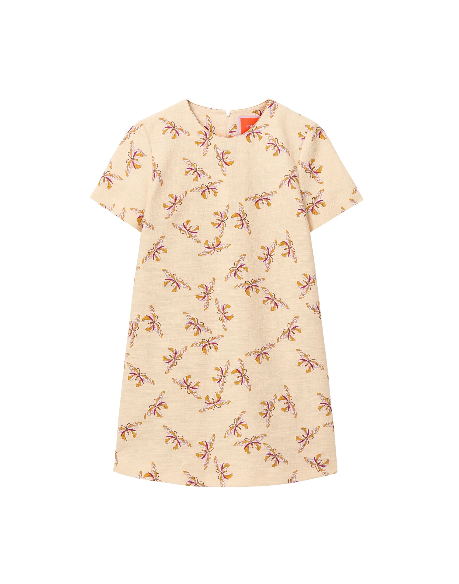 La-DoubleJ-Mini-Swing-Dress-in-Farfalla-Buttercream51464_nobg La DoubleJ Mini Swing Dress in Farfalla Buttercream - Dresses - Milanese Maximalist Fashion at Luxury Shoes