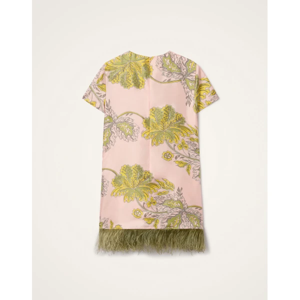 La DoubleJ Mini Swing Dress in Swathe Pink - Dresses - Milanese Maximalist Fashion at Luxury Shoes 