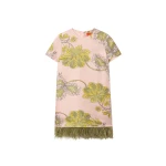 La DoubleJ Mini Swing Dress in Swathe Pink - Dresses - Milanese Maximalist Fashion at Luxury Shoes 