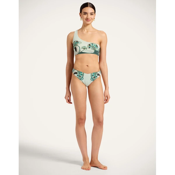 La DoubleJ Mirage Bottom in Blooming Tulip Placée Mint - Beachwear - Milanese Maximalist Fashion at Luxury Shoes 