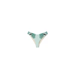 La DoubleJ Mirage Bottom in Blooming Tulip Placée Mint - Beachwear - Milanese Maximalist Fashion at Luxury Shoes 