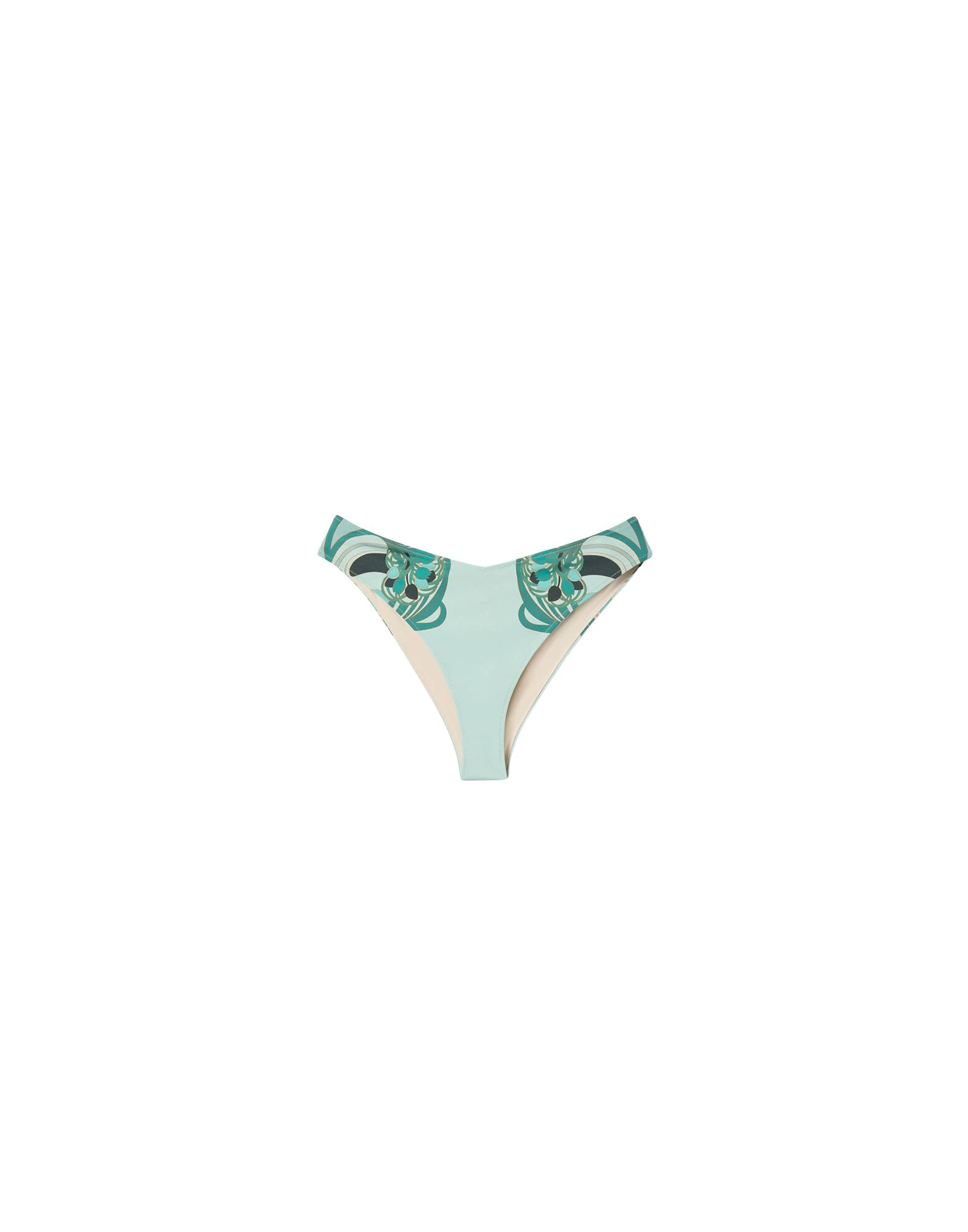 La-DoubleJ-Mirage-Bottom-in-Blooming-Tulip-Placee-Mint52249_nobg La DoubleJ Mirage Bottom in Blooming Tulip Placée Mint - Beachwear - Milanese Maximalist Fashion at Luxury Shoes
