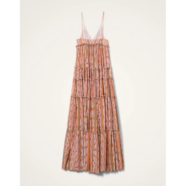 La DoubleJ Nymph Dress in Smarties Orange - Dresses - Milanese Maximalist Fashion at Luxury Shoes 