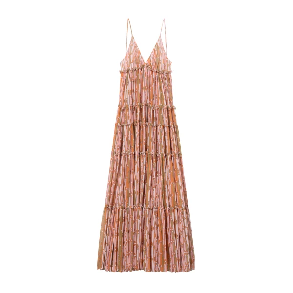 La DoubleJ Nymph Dress in Smarties Orange - Dresses - Milanese Maximalist Fashion at Luxury Shoes 